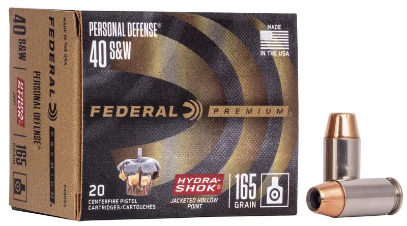 40 S&W Federal Premium Personal Defense Pistol Ammo 1