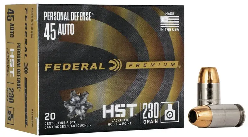 45 Auto Federal Personal Defense Hst 230 Grain 1