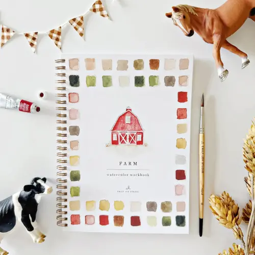 Farm Watercolor Book 1