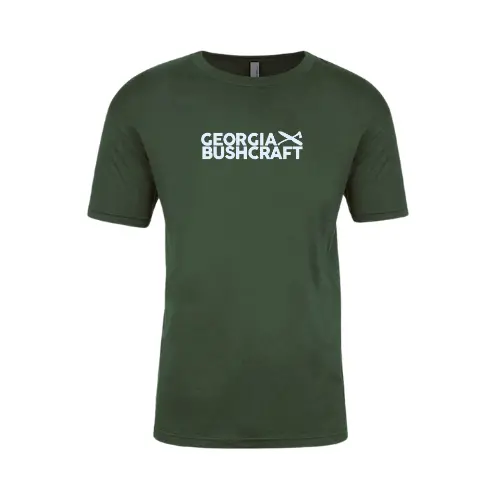 Georgia Bushcraft Logo T-Shirt - Forest Green 1