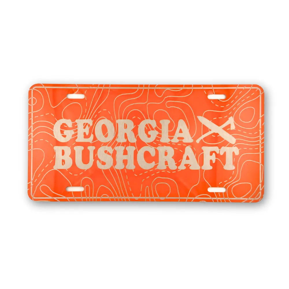Gabc License Plate - Orange 1