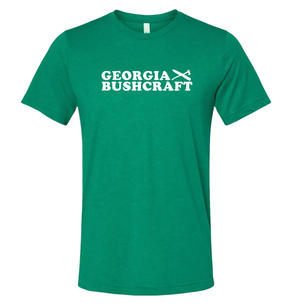 Georgia Bushcraft Logo T-Shirt - Kelly Green 1