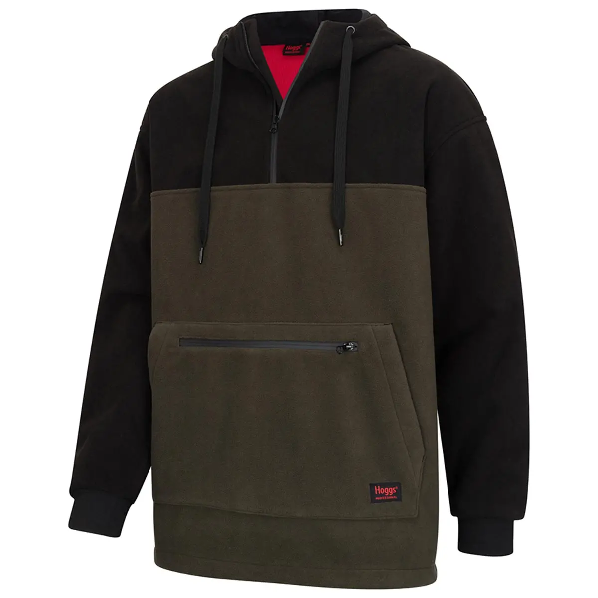 Hoggs Of Fife Green King Bonded Fleece Hoodie 1