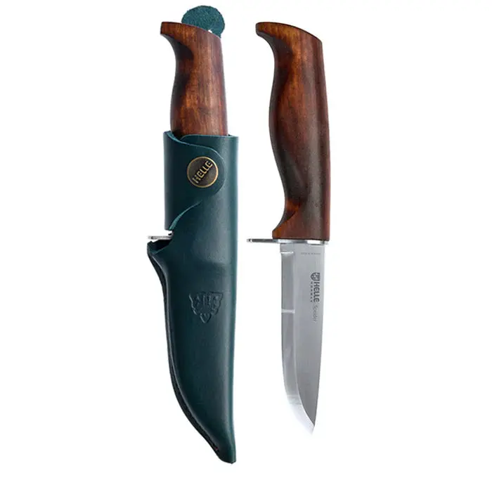 Helle Speider Fixed Blade Knife – Scandinavian Outdoor Knife With Finger Guard 1