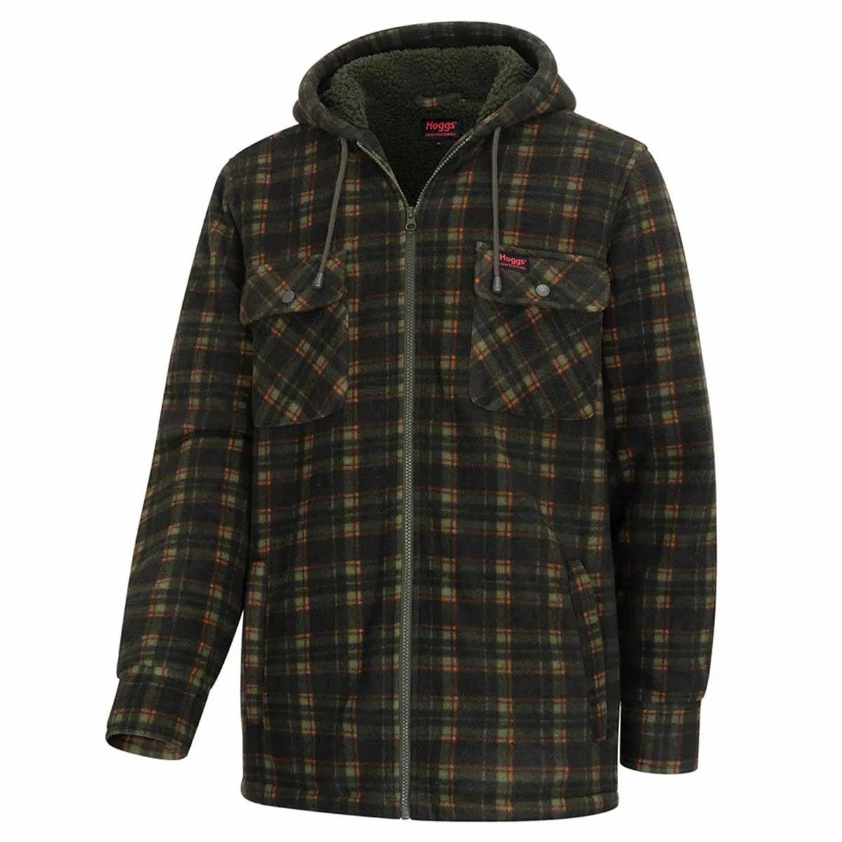 Hoggs Of Fife Caithness Hooded Fleece Shacket 1