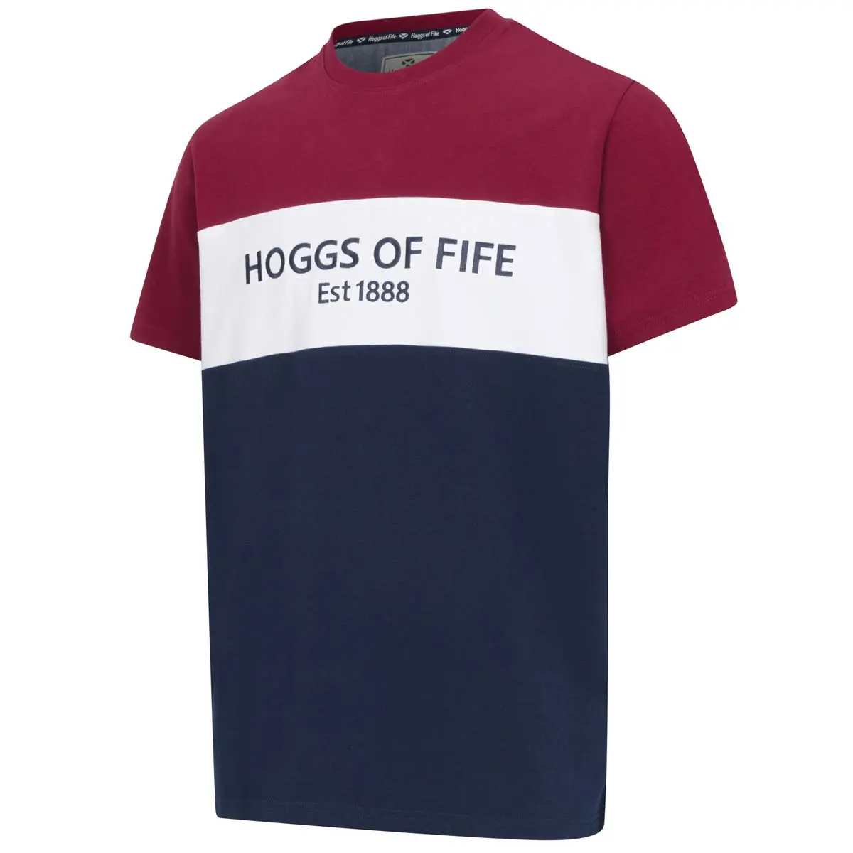 Hoggs Of Fife Dalbeattie Colour Block T-Shirt 1