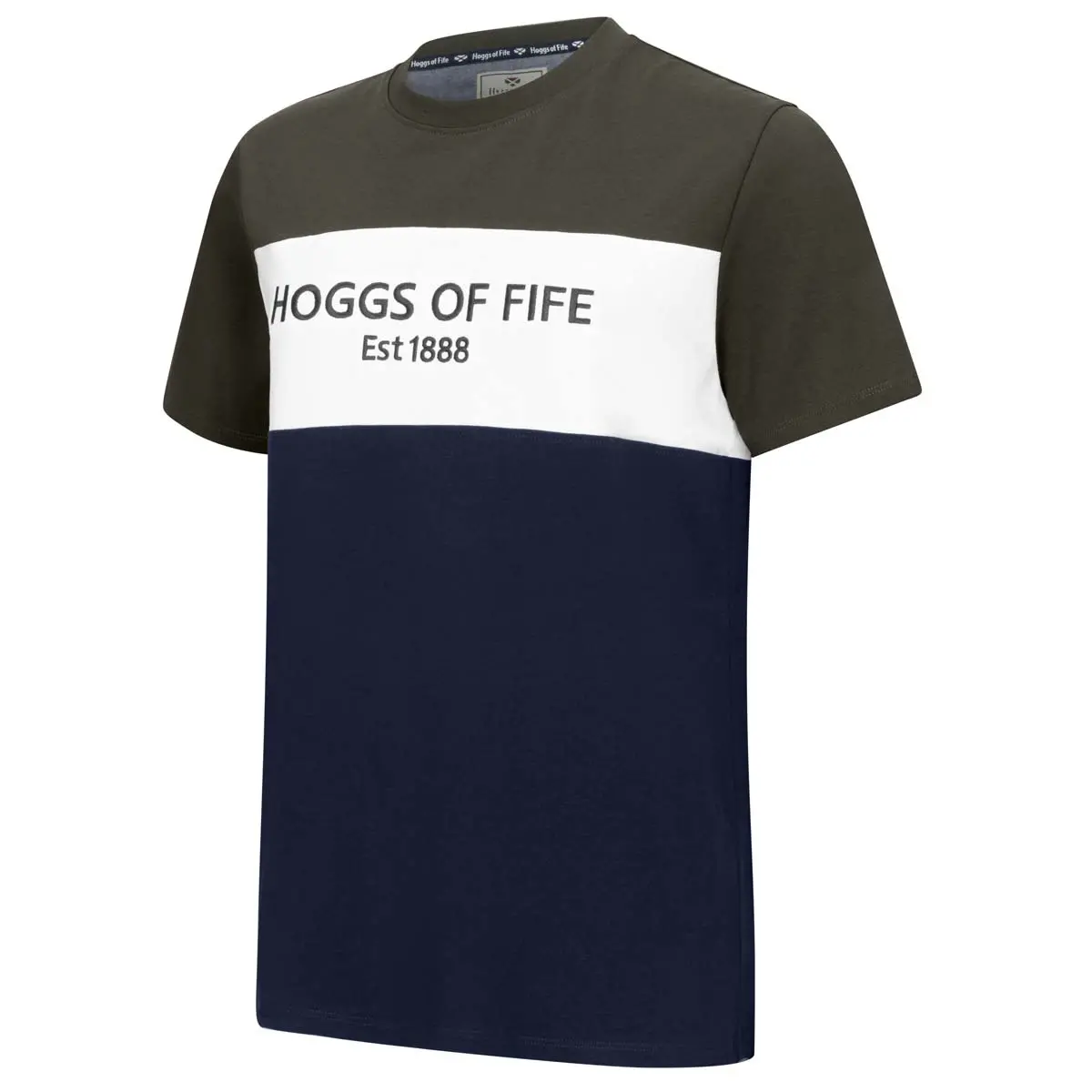 Hoggs Of Fife Dalbeattie Colour Block T-Shirt 8