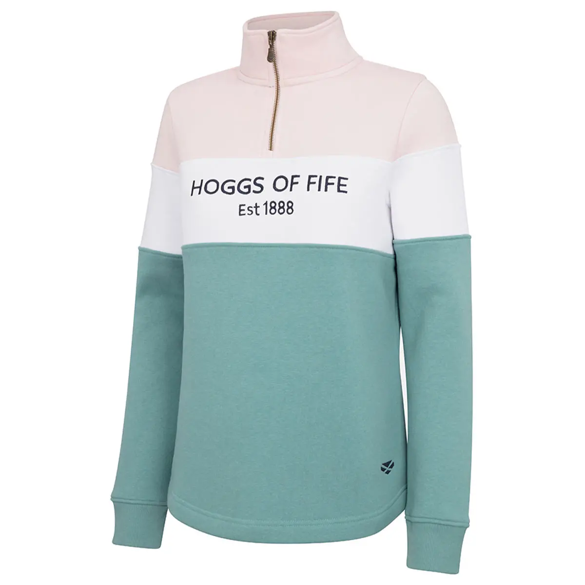 Hoggs Of Fife Dumfries 1888 Ladies Quarter Zip Sweatshirt 1