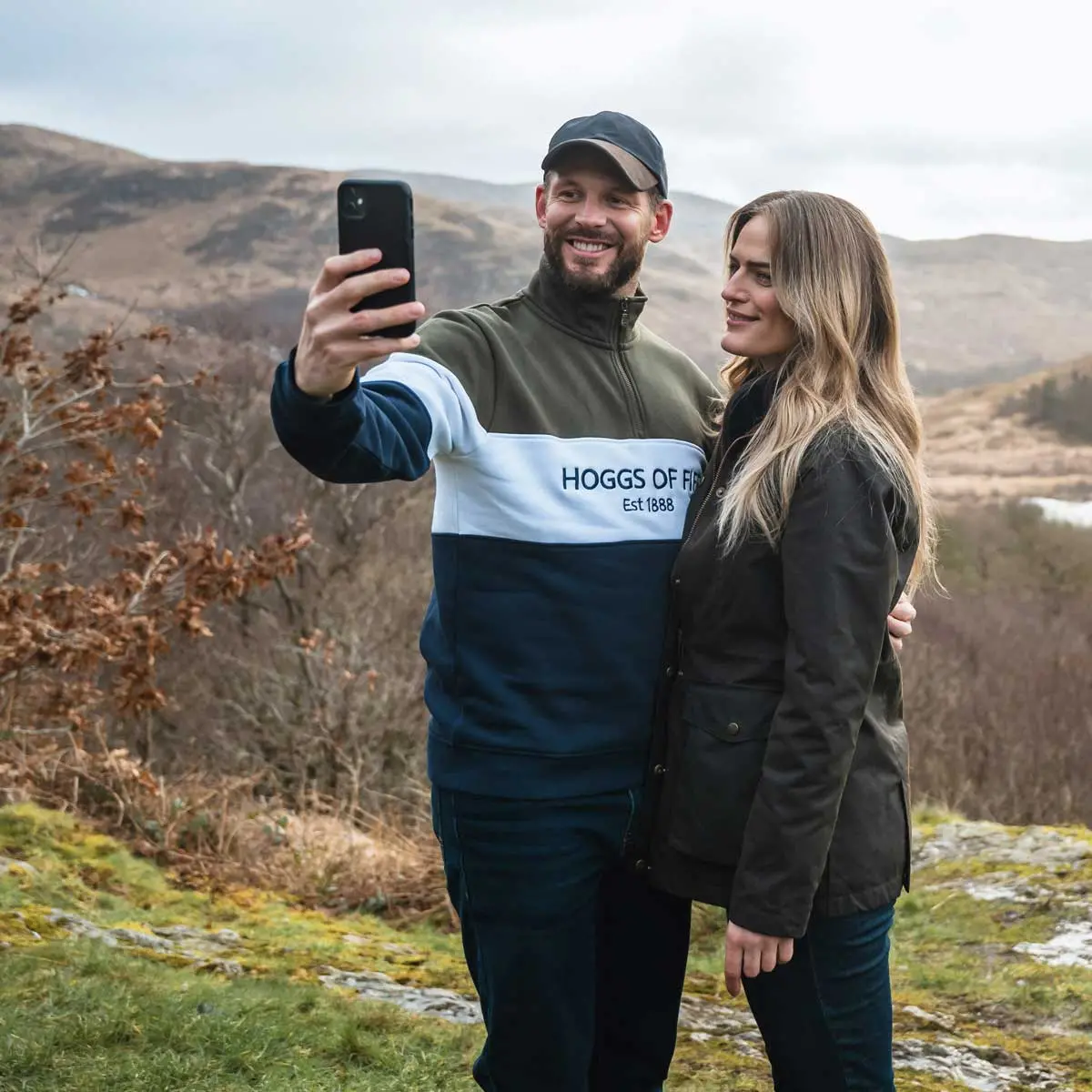 Hoggs Of Fife Dumfries 1888 Quarter Zip Sweatshirt 10