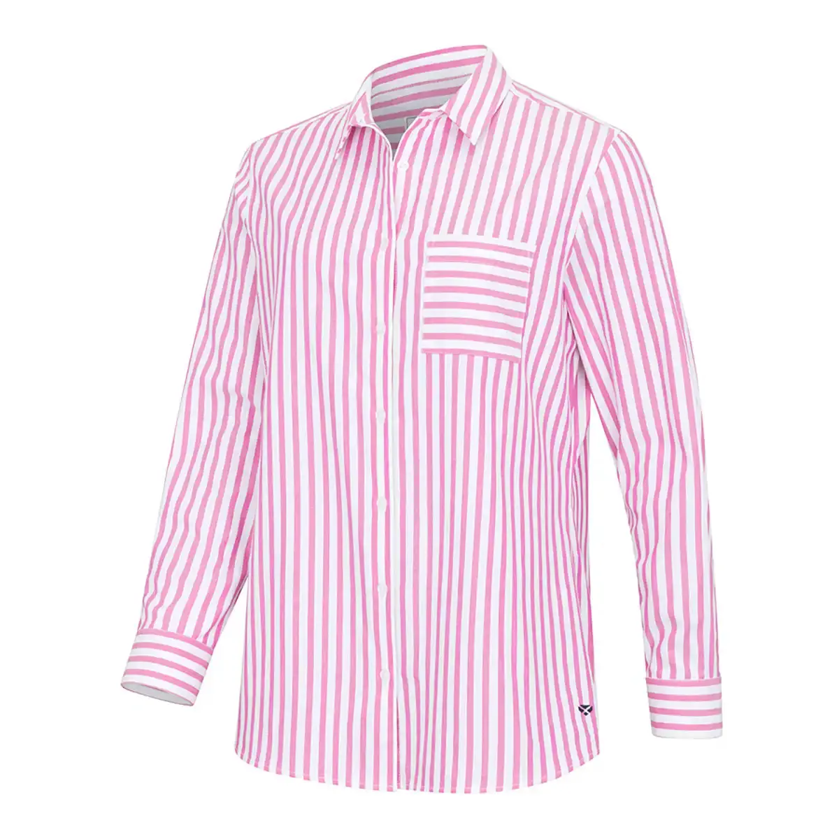 Hoggs Of Fife Sophia Ladies Oversized Stripe Shirt 1