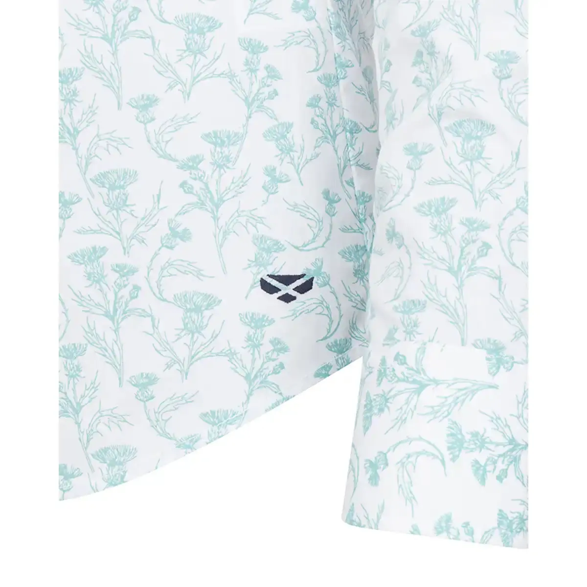 Hoggs Of Fife Ladies Thistle Print Shirt 3
