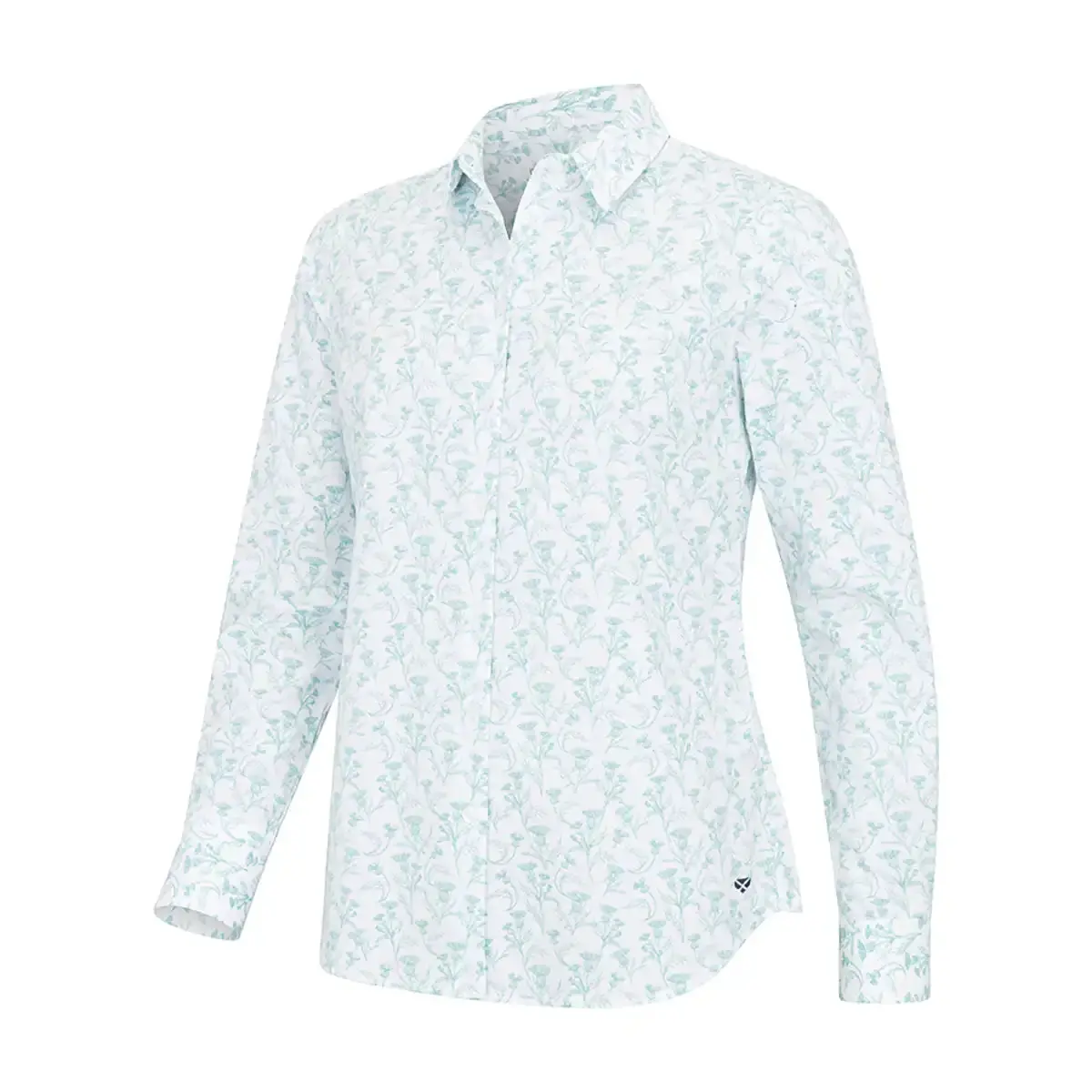 Hoggs Of Fife Ladies Thistle Print Shirt 1