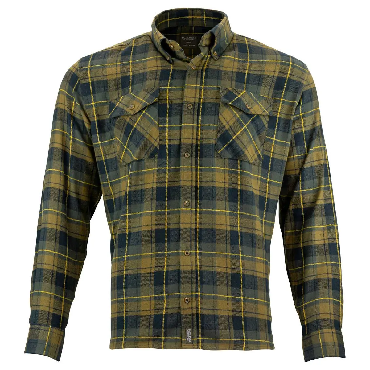 Jack Pyke Flannel Shirt Brown 1
