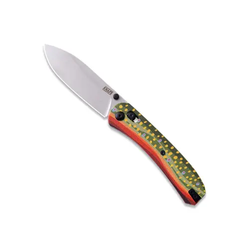 Knafs Lander 2 Pocket Knife - Brook Trout G10 1