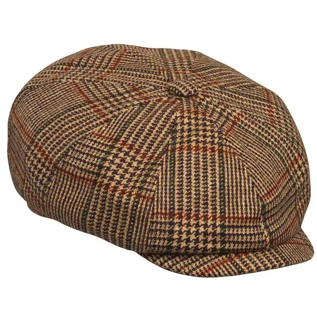 Laksen Cavendish Tweed Bakerboy Cap 1