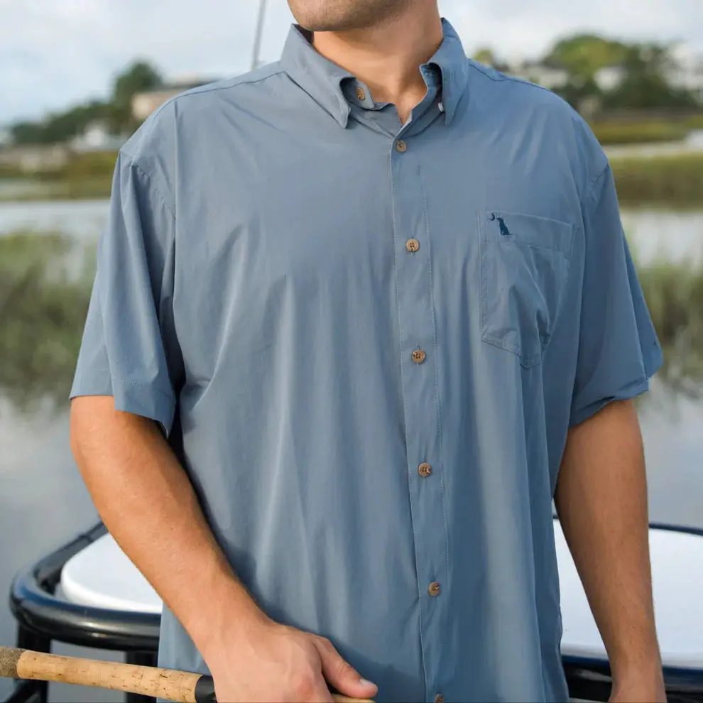 Local Boy Outfitters Low Country Button Down – Mint Fishing Shirt 6