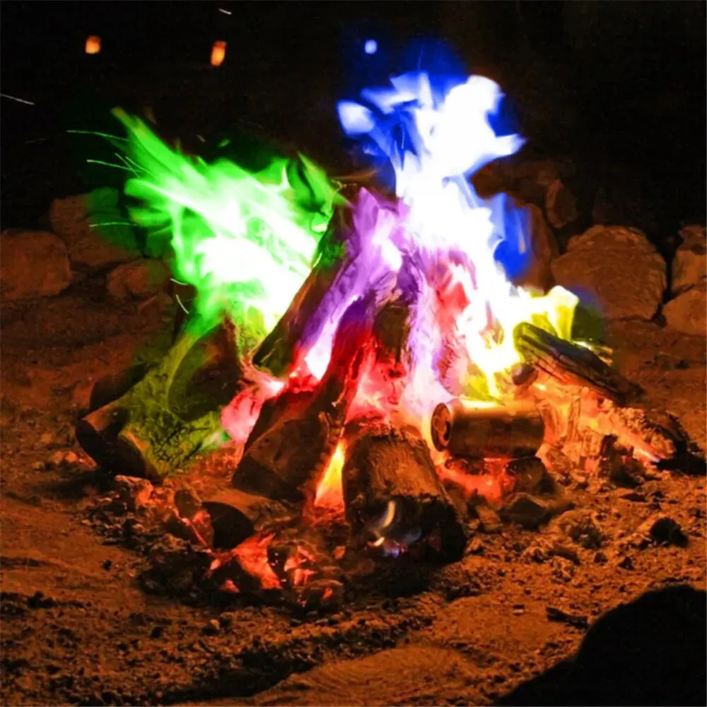 Colorful Fire Campfire Color Changing Packets 2