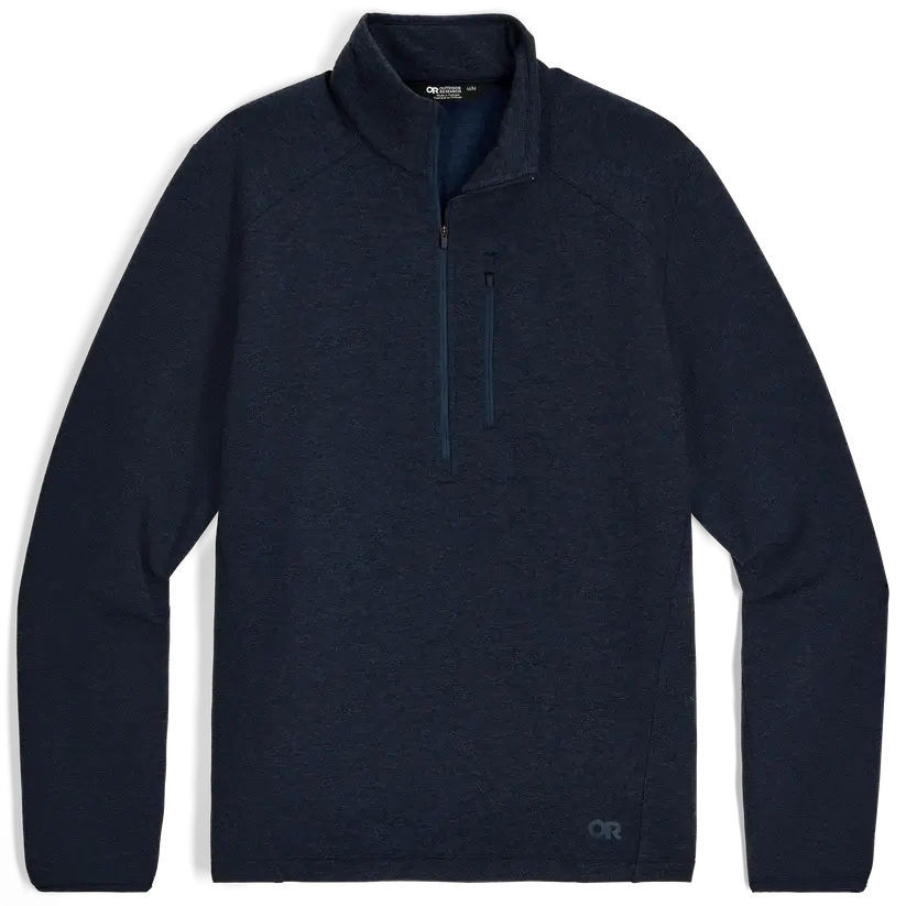 Men’S Crescent Fleece Half Zip – Merino Wool & Recycled Polyester 5