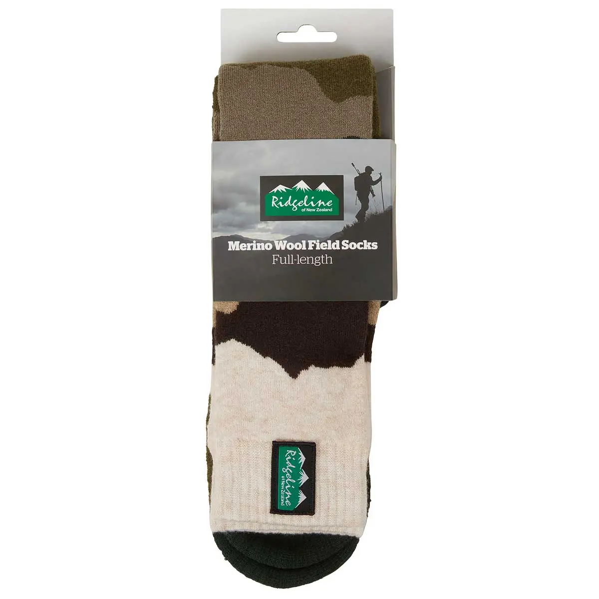 Ridgeline Merino Wool Full Length Socks 1