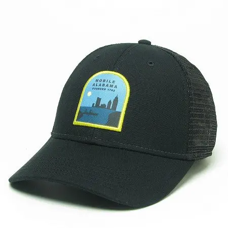 Mobile Alabama Skyline Hat 1