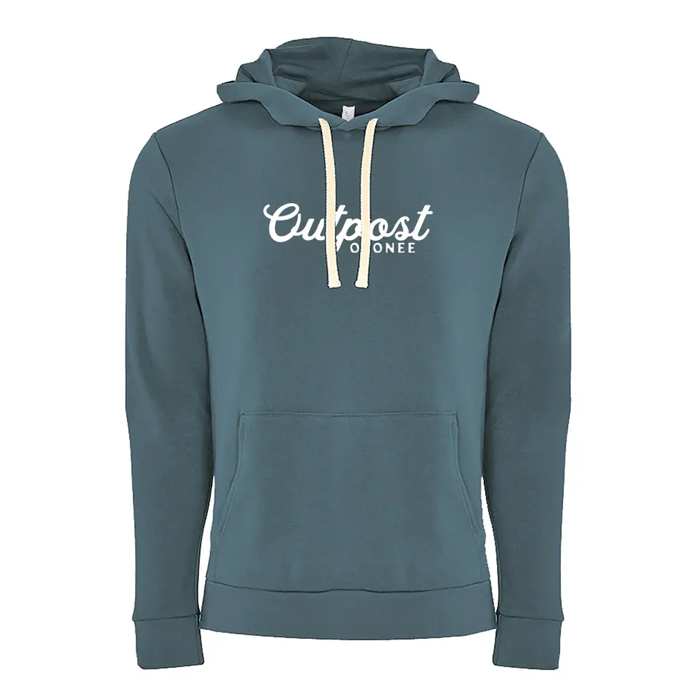 Outpost Oconee Classic Logo Hoodie - Antique Denim 1
