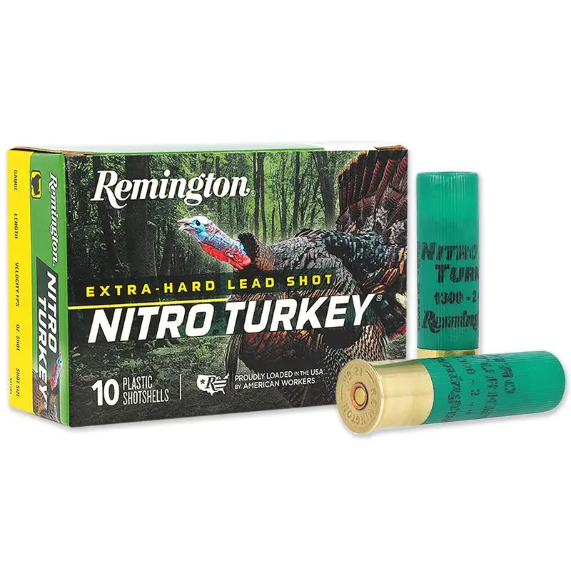 12 Gauge Remington Nitro Turkey 6 Shot Size 1