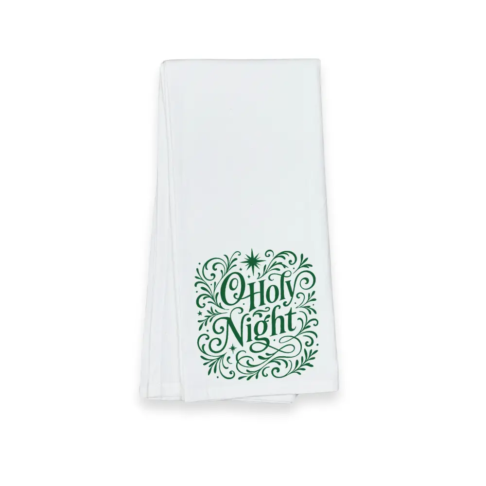 Christmas Tea Towel - O Holy Night 1