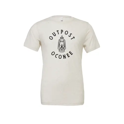 Outpost Oconee Logo T-Shirt - Heathered White 1