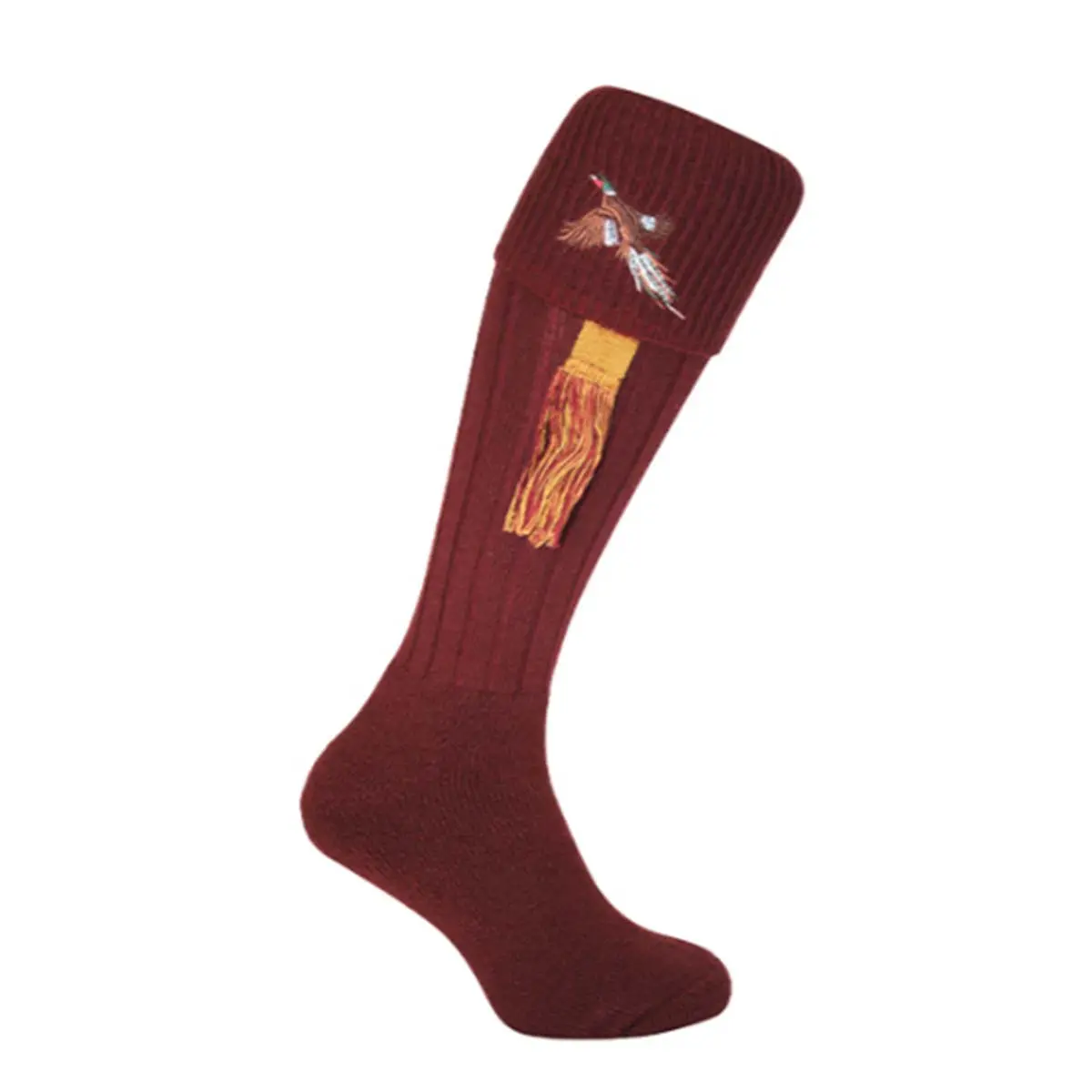 Bisley Embroidered Pheasant Stockings 1