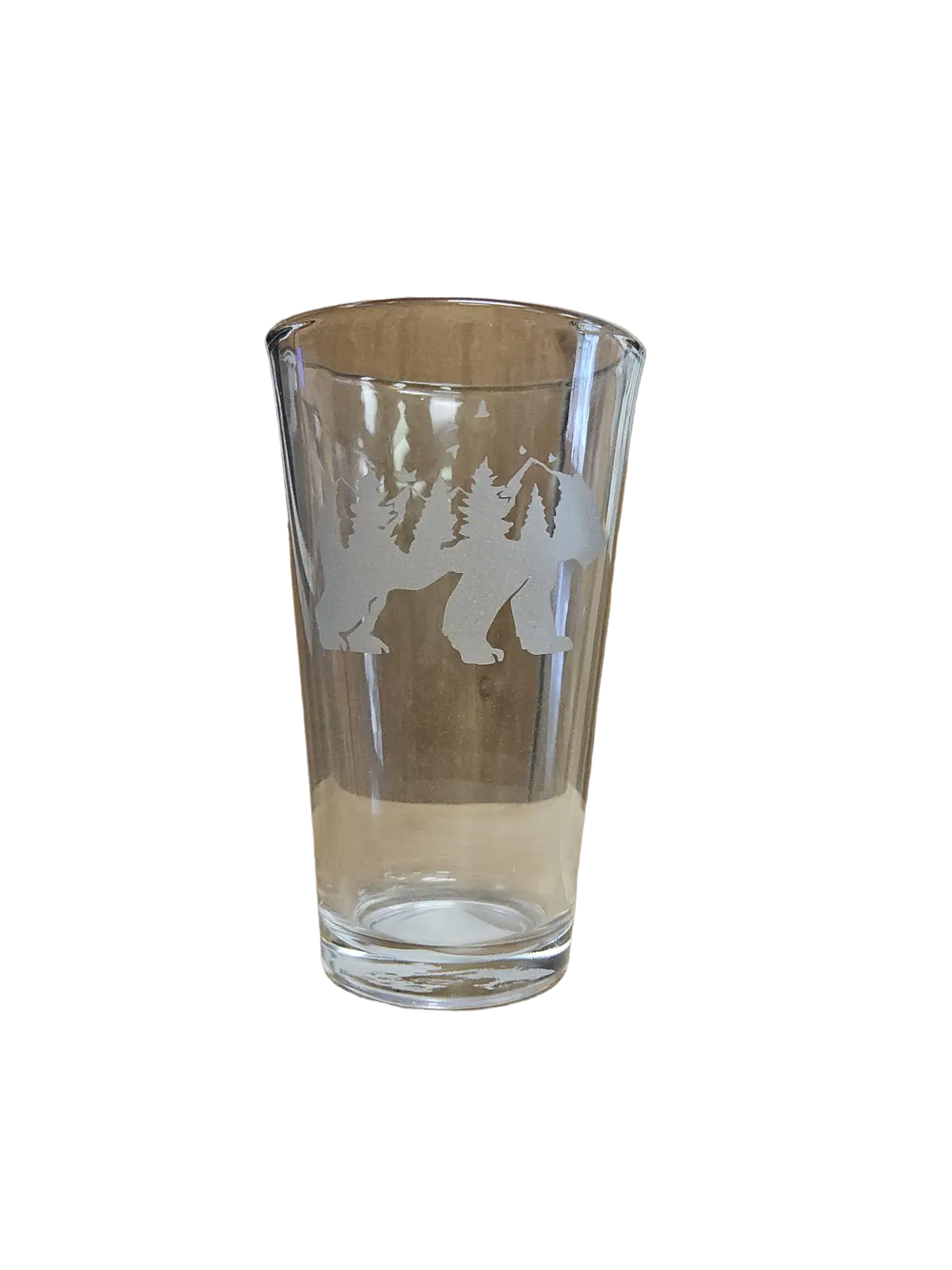 Clear Bear Pint Glass 1
