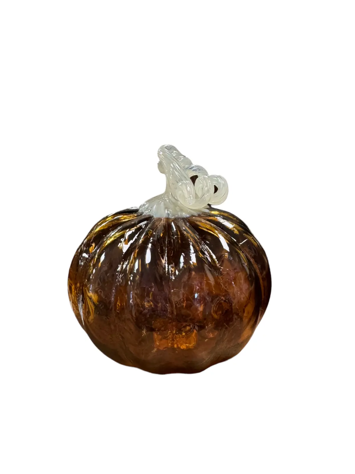 Muffinjaw Designs Small Brown Pumpkin With Cream Stem 1