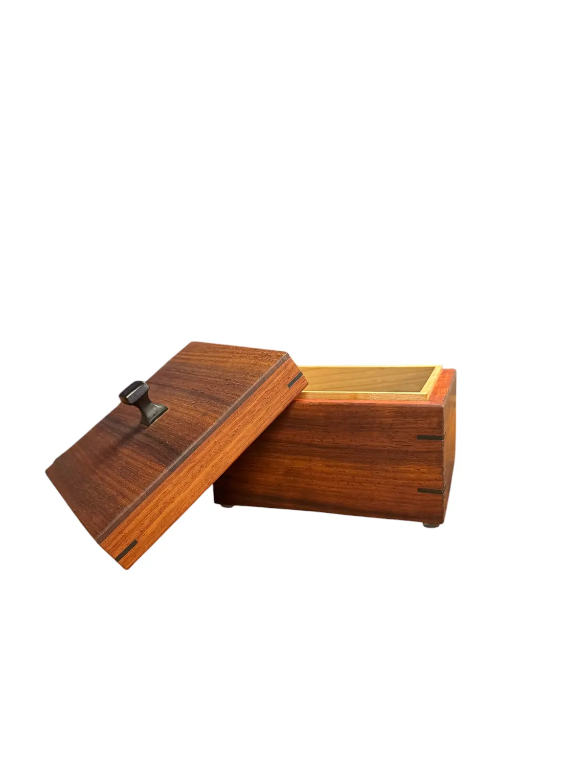 Mobile Bay Area Woodworking Padauk Keepsake Box 1