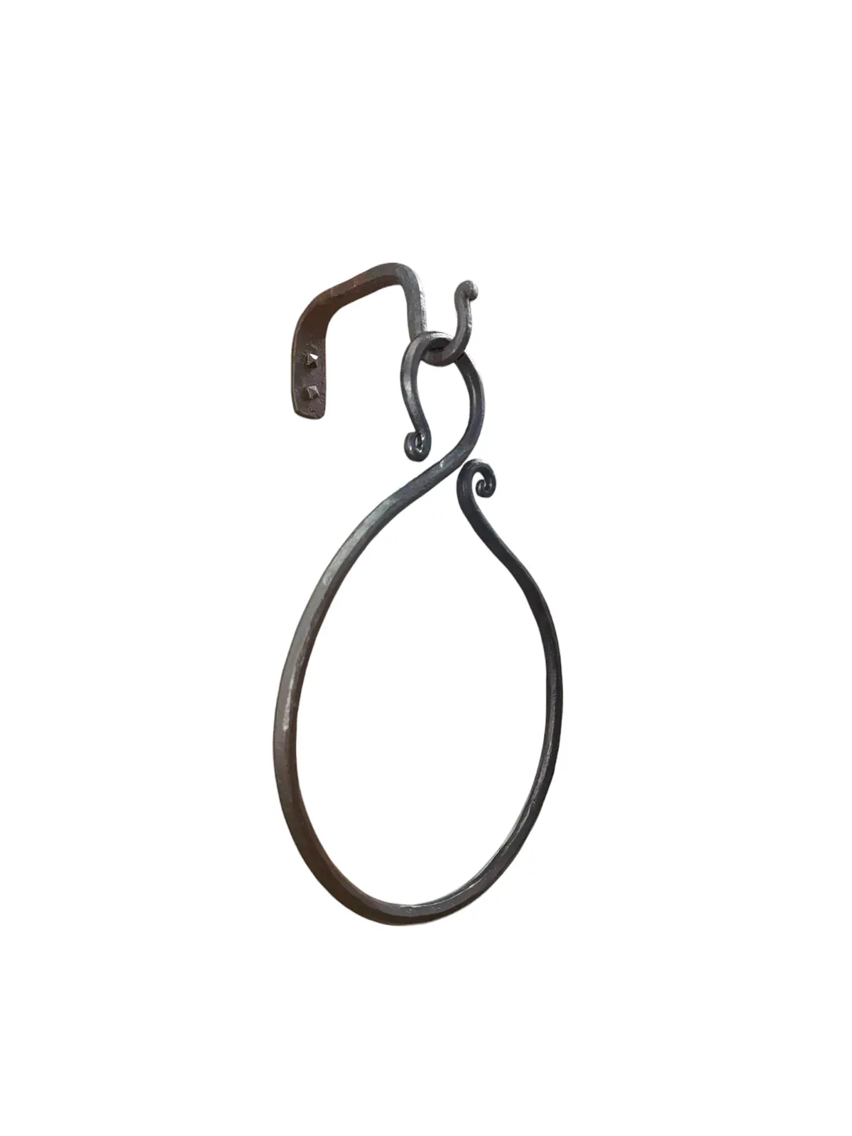 Blacksmith Towel Rack & Hook 1