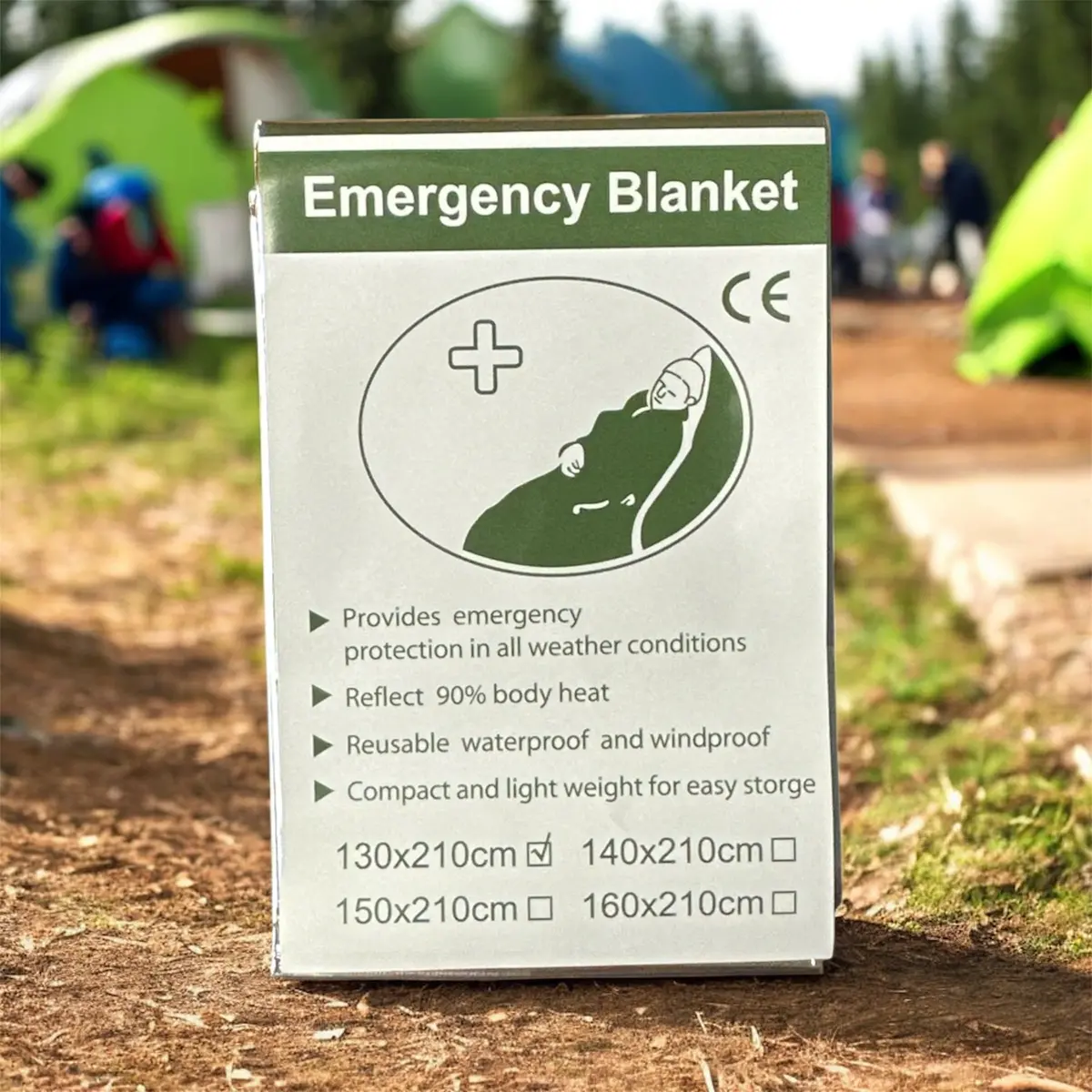 Emergency Mylar Blanket – Compact Survival & Outdoor Safety 1