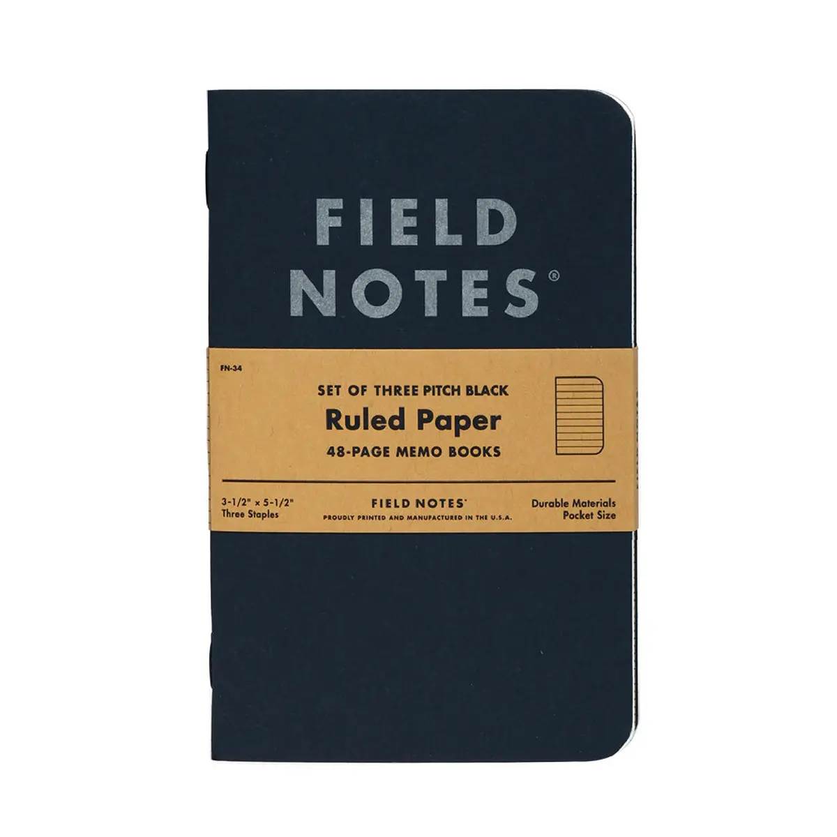 Field Notes Pitch Black 1
