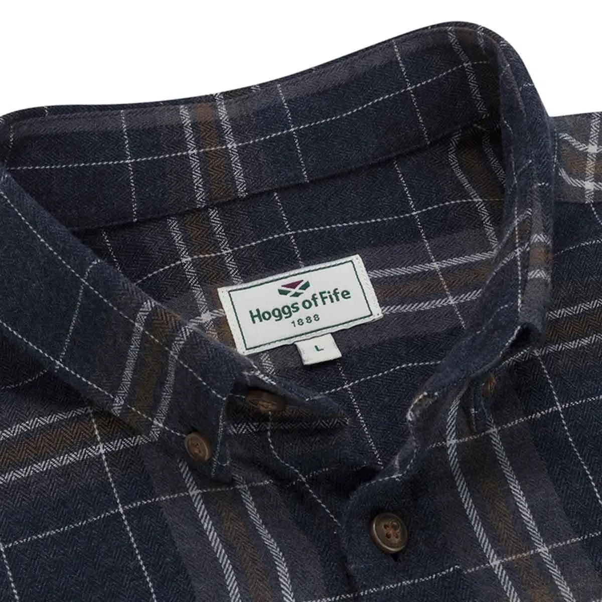 Hoggs Of Fife Pitlessie Flannel Check Shirt 5