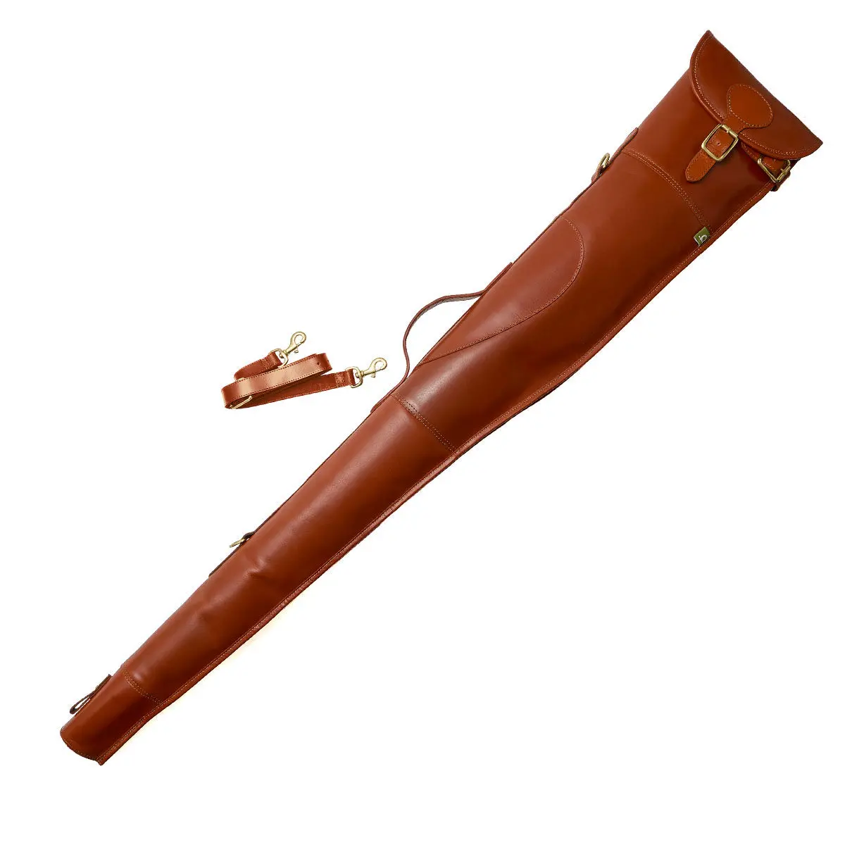 Chatham Premium Pull Up Leather Gun Slip With Flap & Zip 1