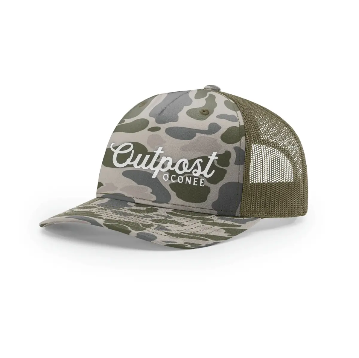 Classic Outpost Logo Hat - Marsh Duck Camo 1