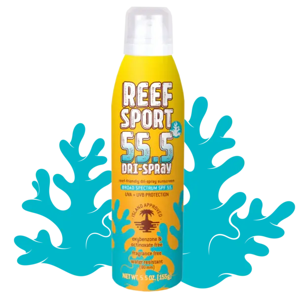 Reef Sport Dri-Spray Spf 55.5 Fragrance Free Sunscreen 6Oz 1
