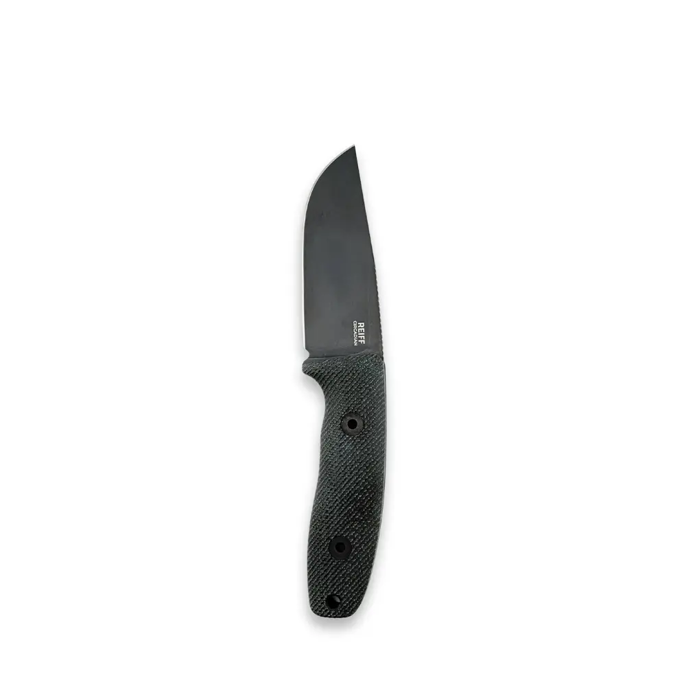 Reiff Knives Circadian Clip Point Black Coated Blade 1
