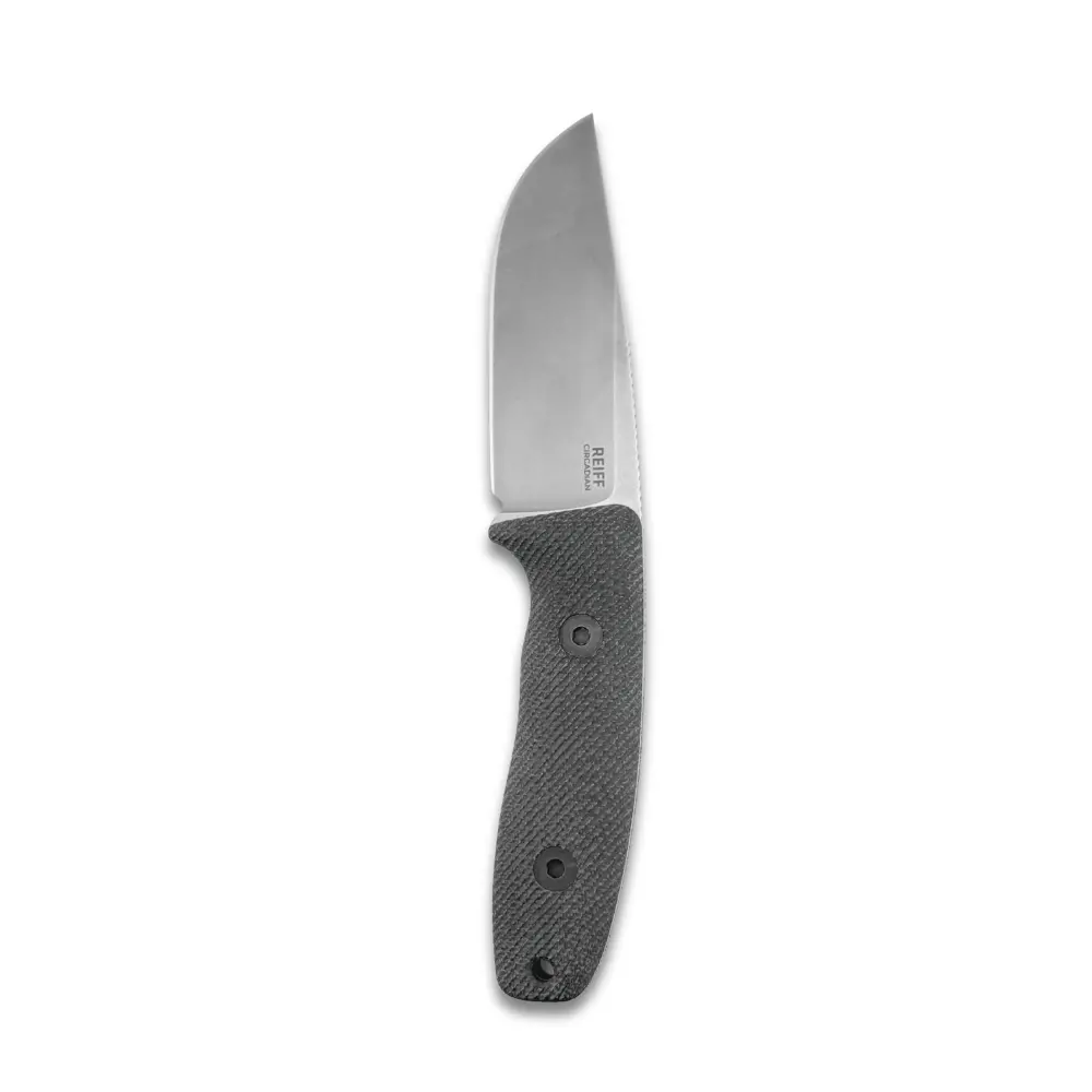 Reiff Knives Circadian Clip Point Stonewash Blade 1