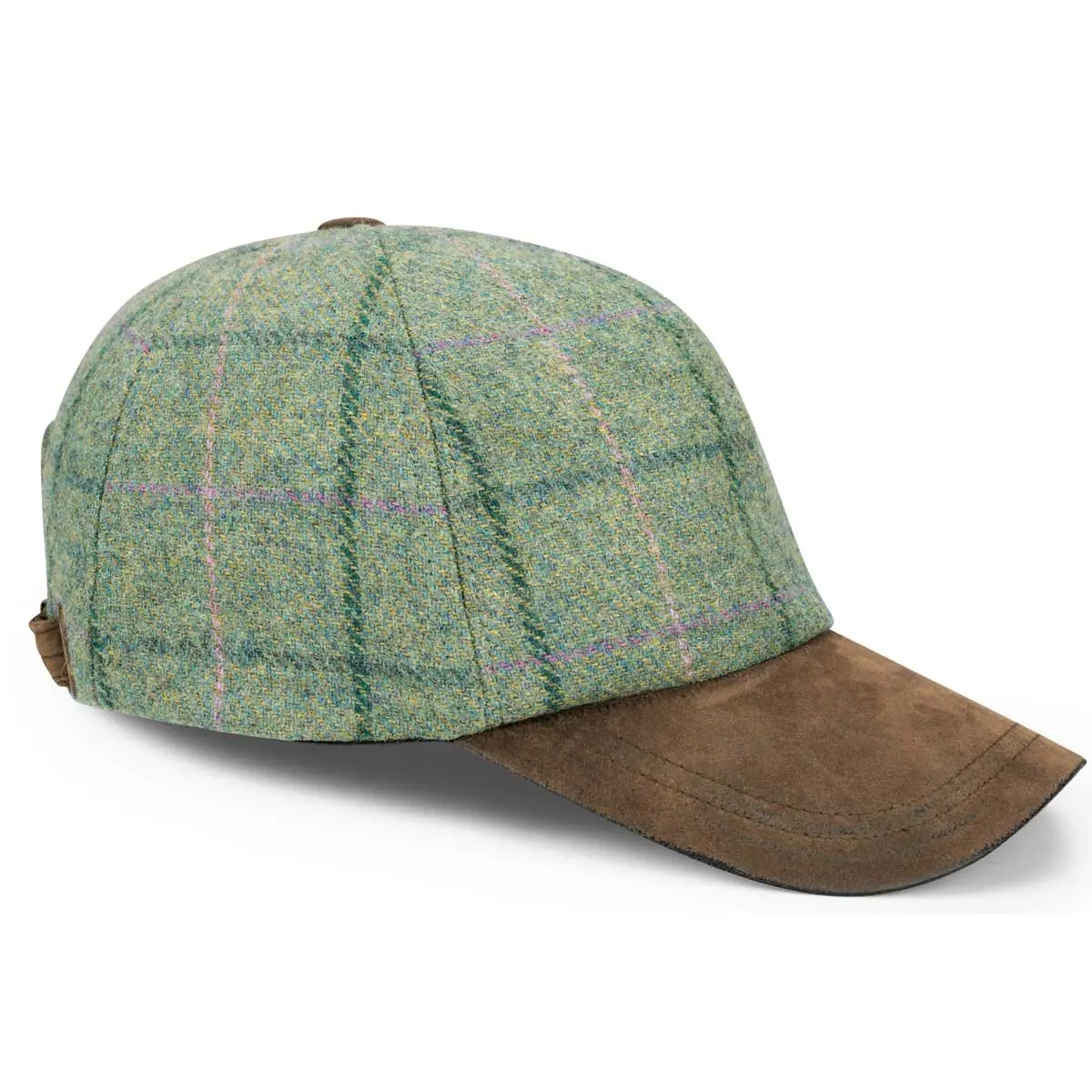 Hoggs Of Fife Roslin Ladies Tweed Baseball Cap 1