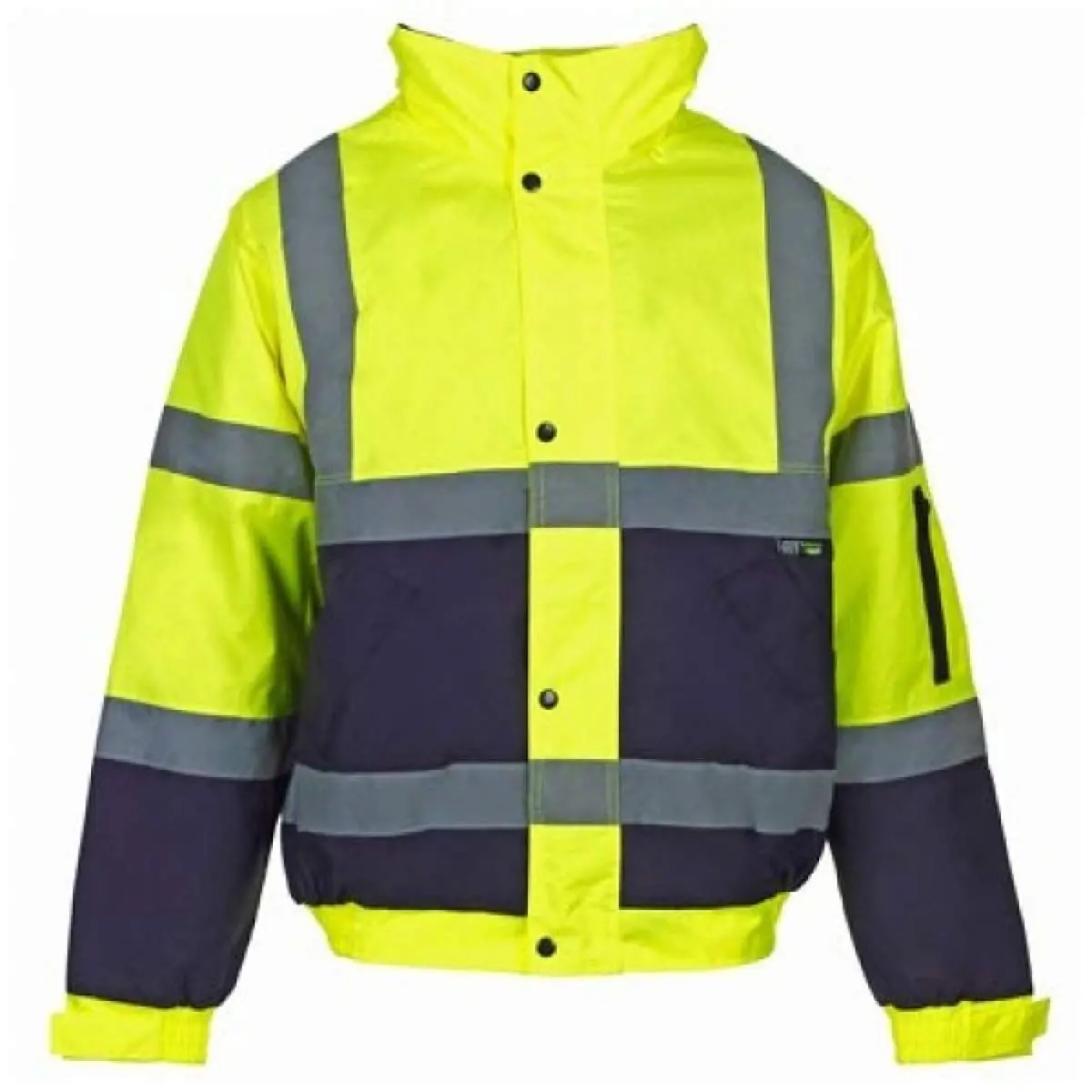 Hi-Vis Reflective 2-Tone Bomber Jacket 1