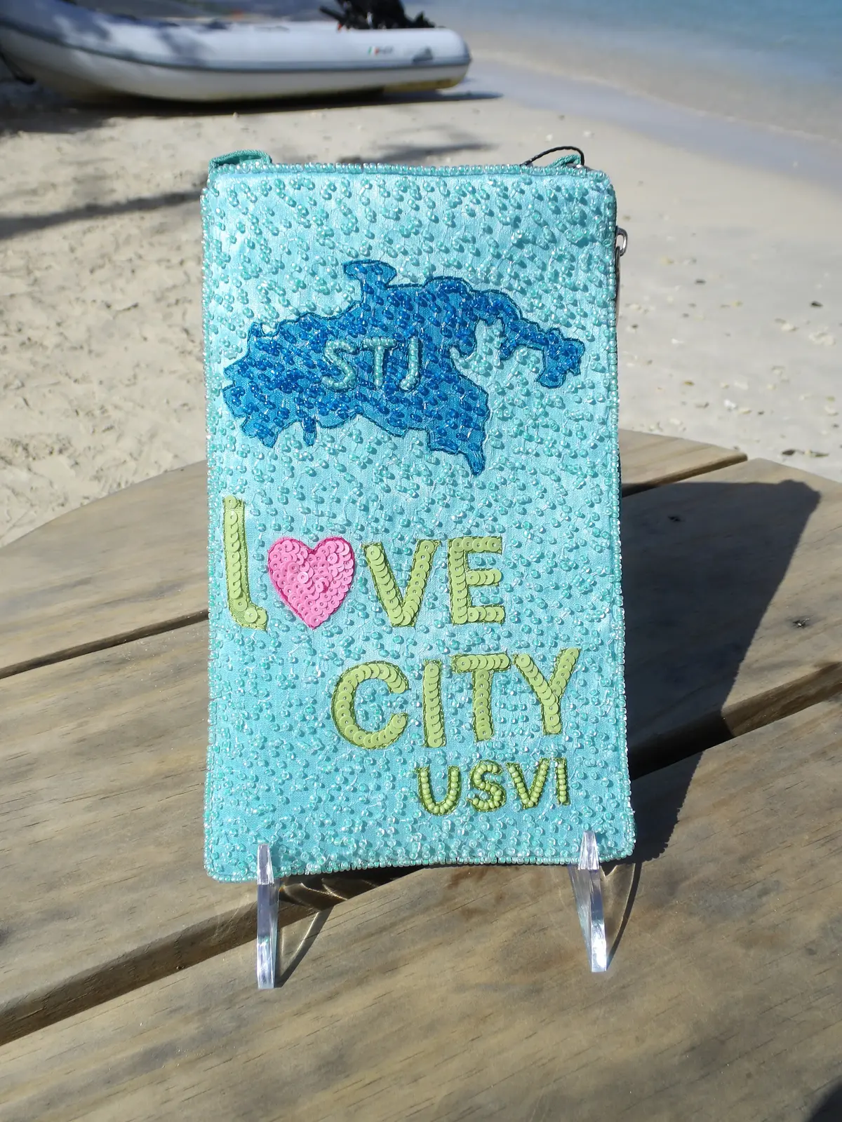 Love City Beaded Purse 1