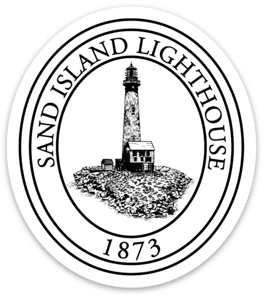 Sand Island Lighthouse Sticker 1