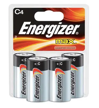 Energizer C Battery 4Pk 1