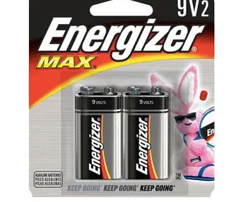 Energizer 9V Battery 2Pk 1
