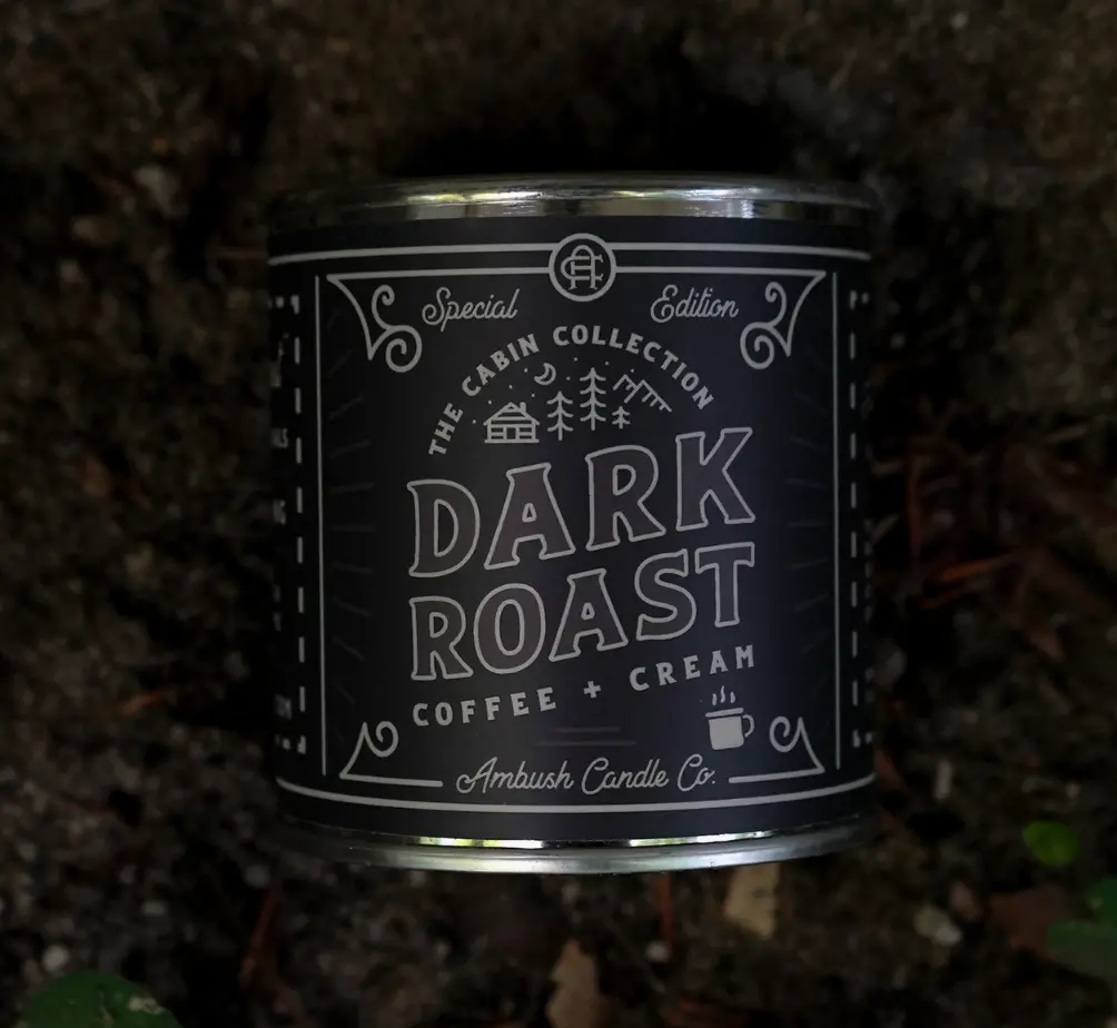 Dark Roast | Coffee + Cream 8Oz Soy Candle 1