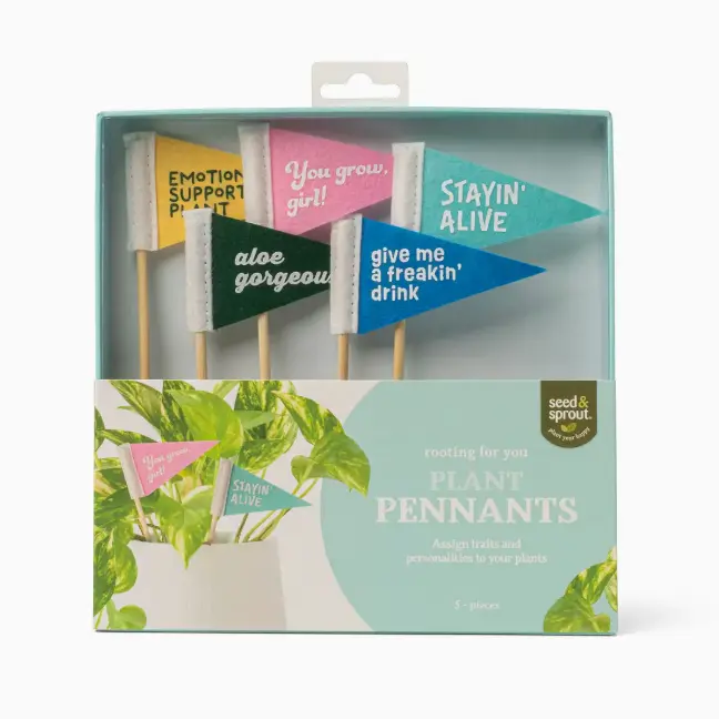 Seed & Sprout Rooting For You Plant Pennants 1
