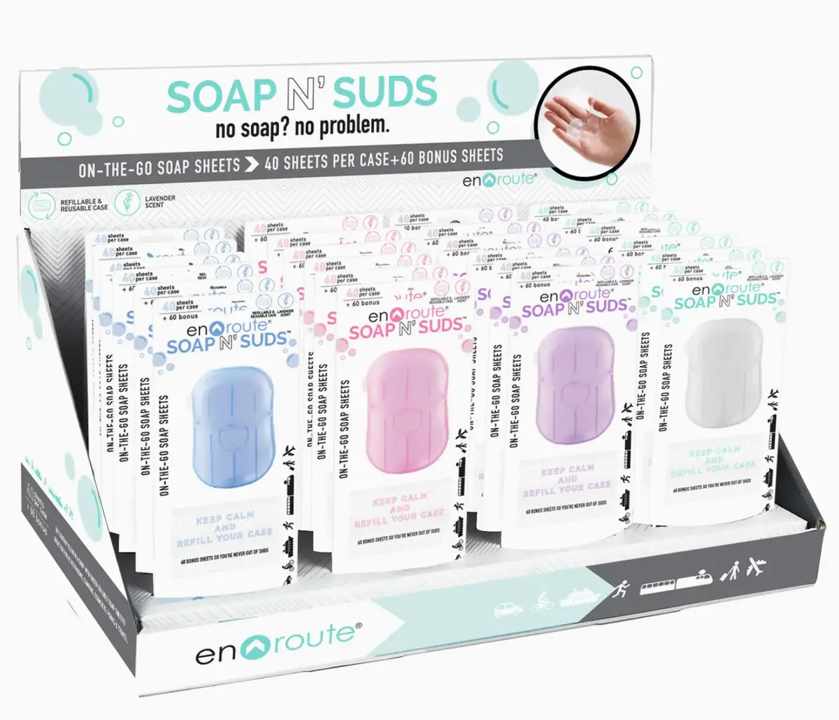 En Route Soap 'N Suds On-The-Go Soap Sheets 1